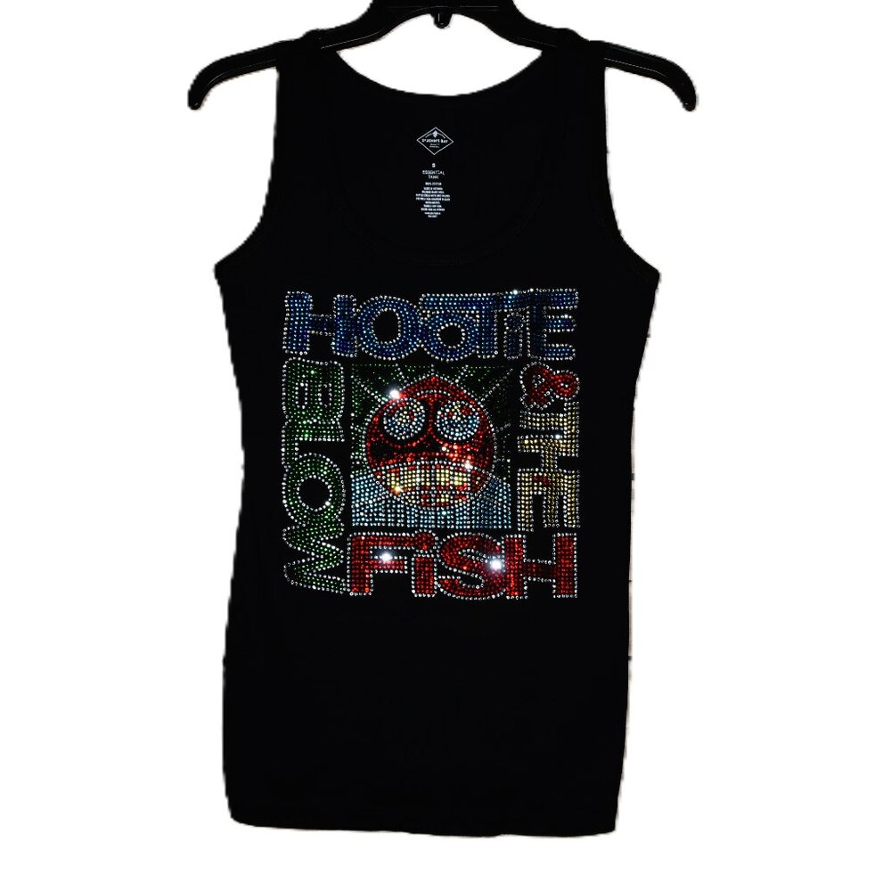 Hootie & the Blowfish rhinestone sleeveless tank top XS,S,M,L,XL,XXL, 1X,2X,3… - Picture 2 of 8